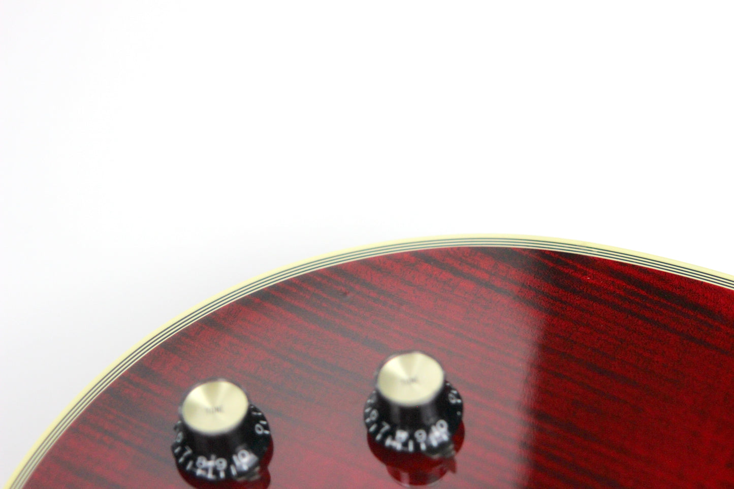 RED TIGER! Gibson Custom Shop 1968 Reissue Les Paul Custom - Figured, '68 Historic Flametop! Fire, Ebony Board!