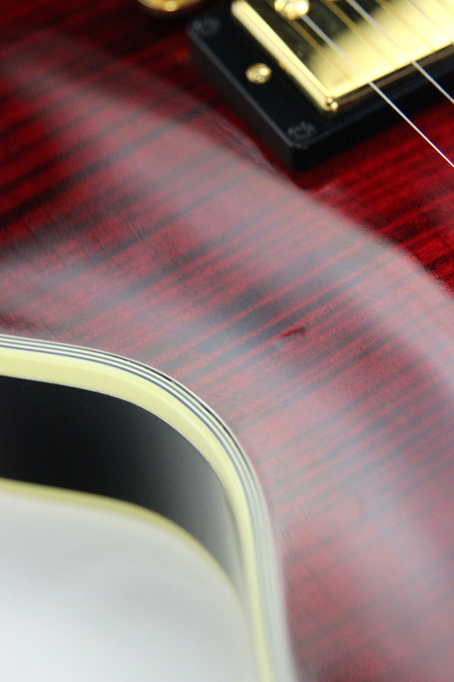 RED TIGER! Gibson Custom Shop 1968 Reissue Les Paul Custom - Figured, '68 Historic Flametop! Fire, Ebony Board!