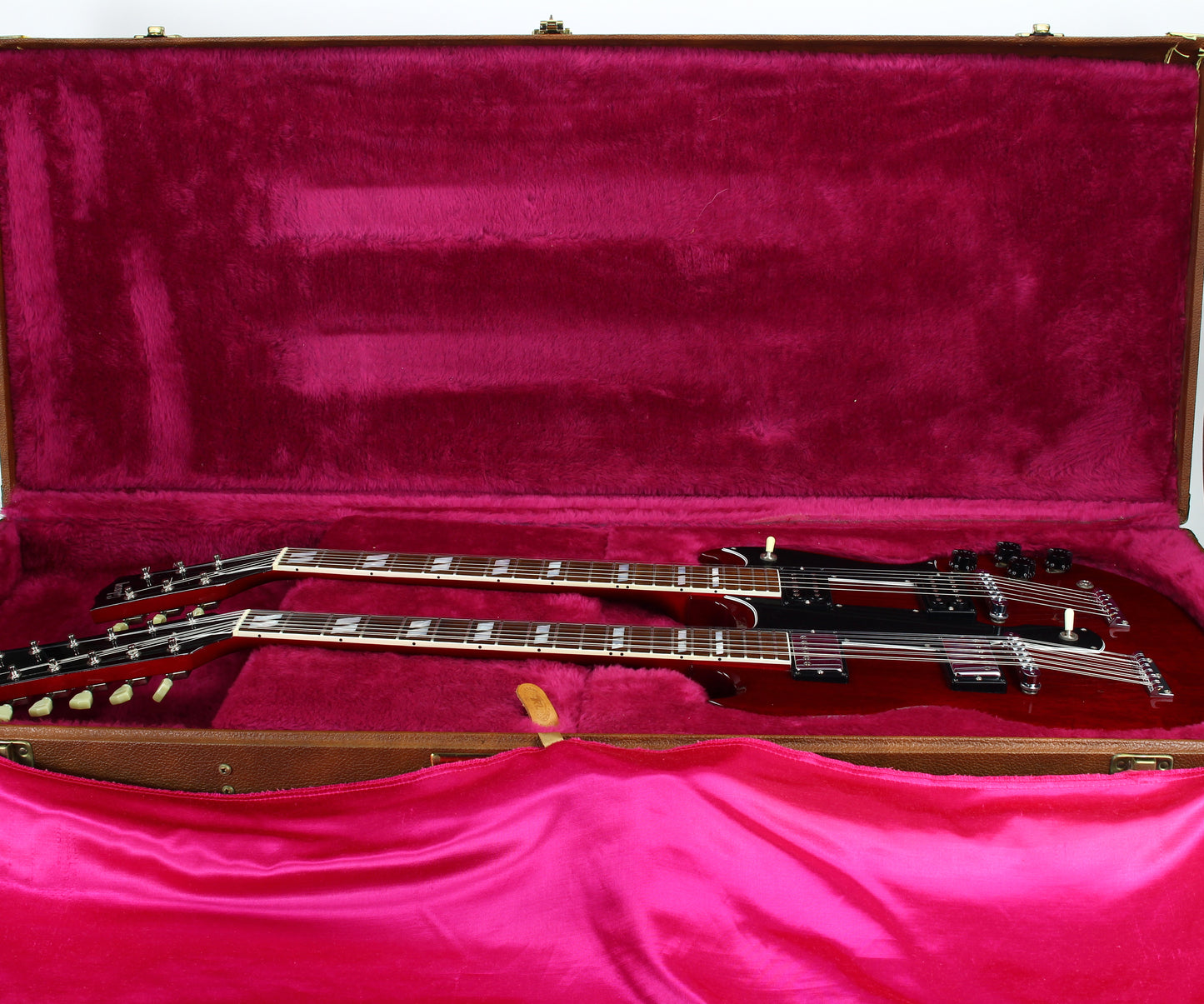 1996 Gibson EDS-1275 Double Neck SG 6/12 - JIMMY PAGE MODS! 1971 Cherry Doubleneck