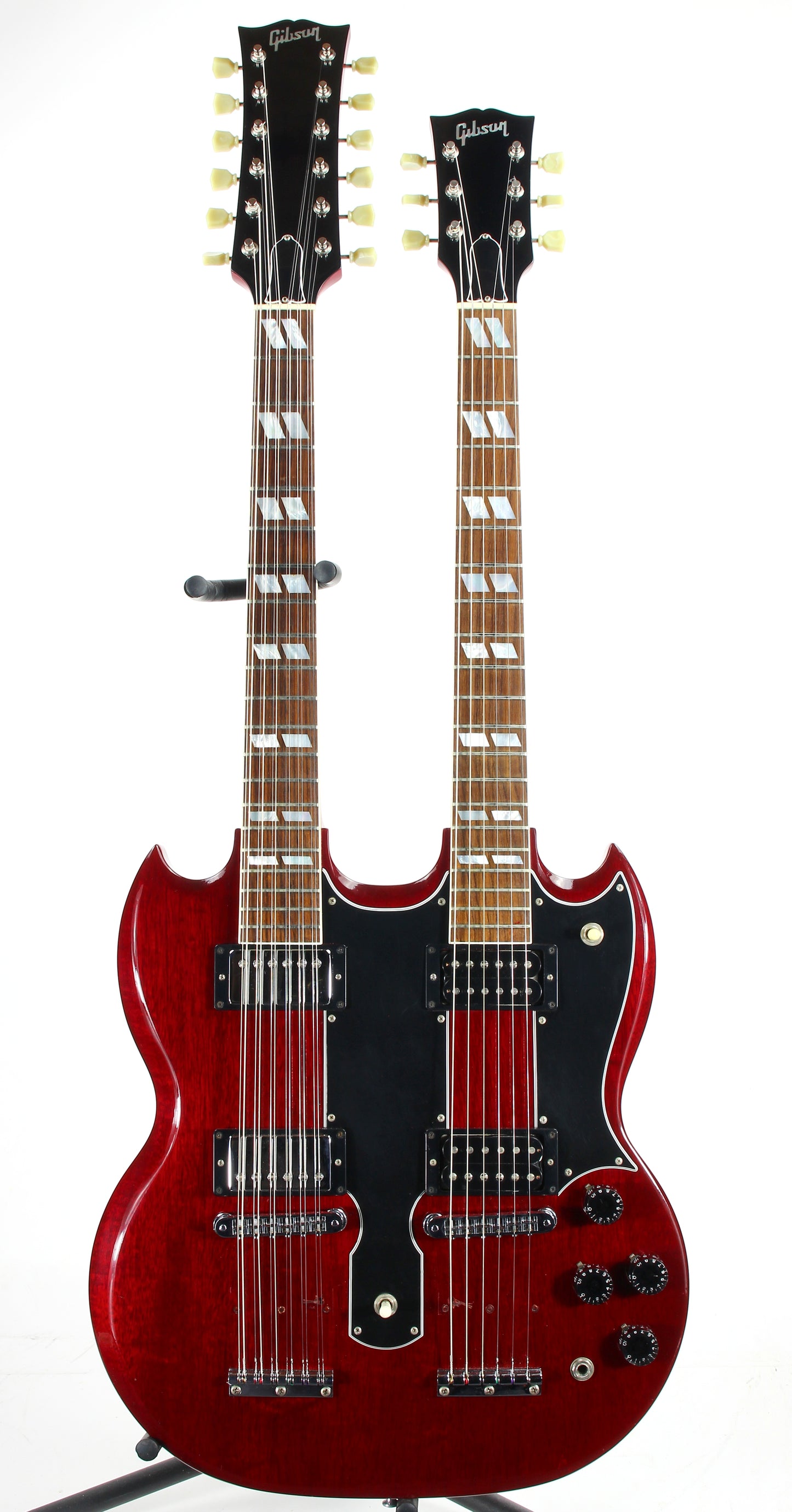 1996 Gibson EDS-1275 Double Neck SG 6/12 - JIMMY PAGE MODS! 1971 Cherry Doubleneck