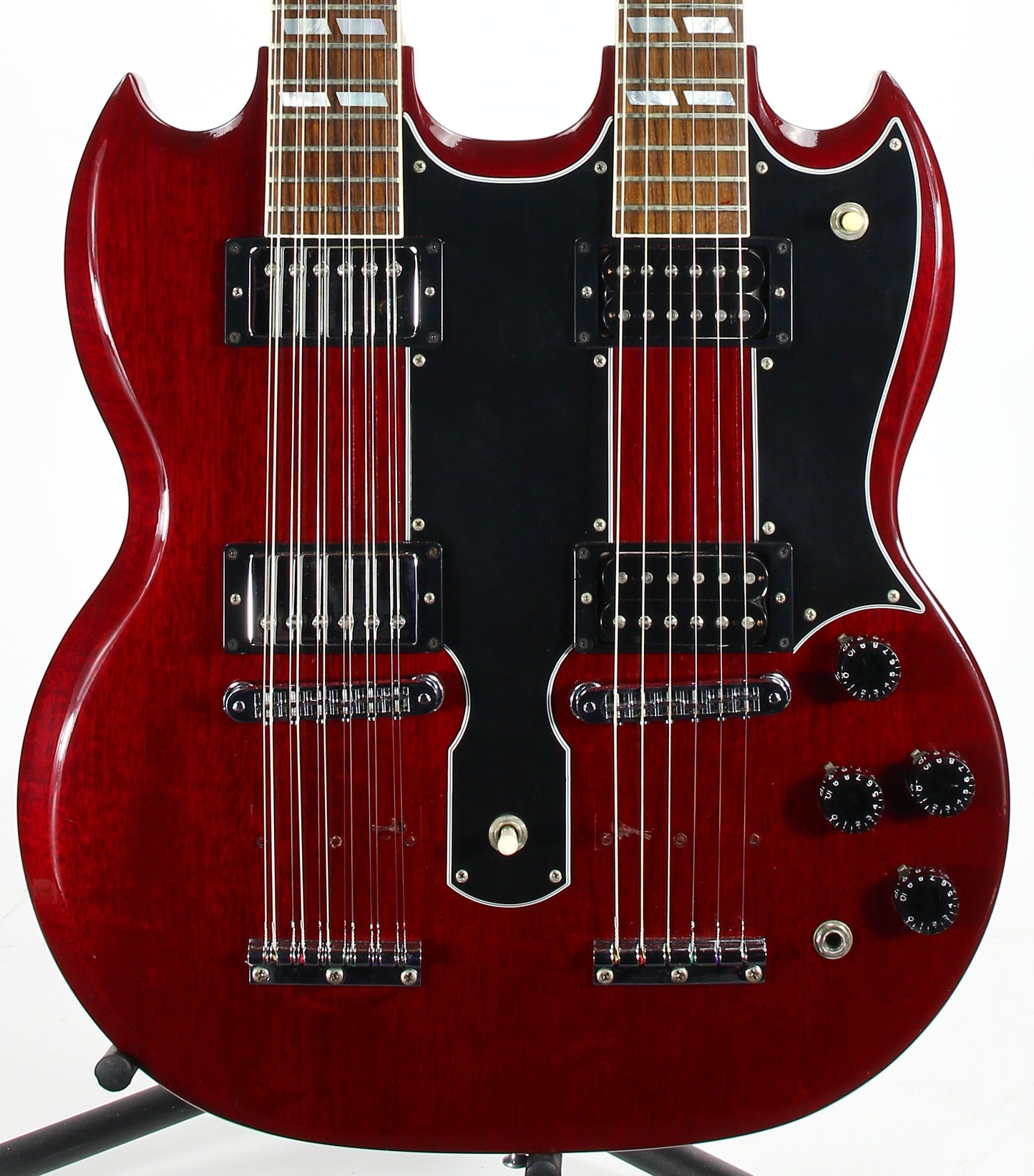 1996 Gibson EDS-1275 Double Neck SG 6/12 - JIMMY PAGE MODS! 1971 Cherry Doubleneck