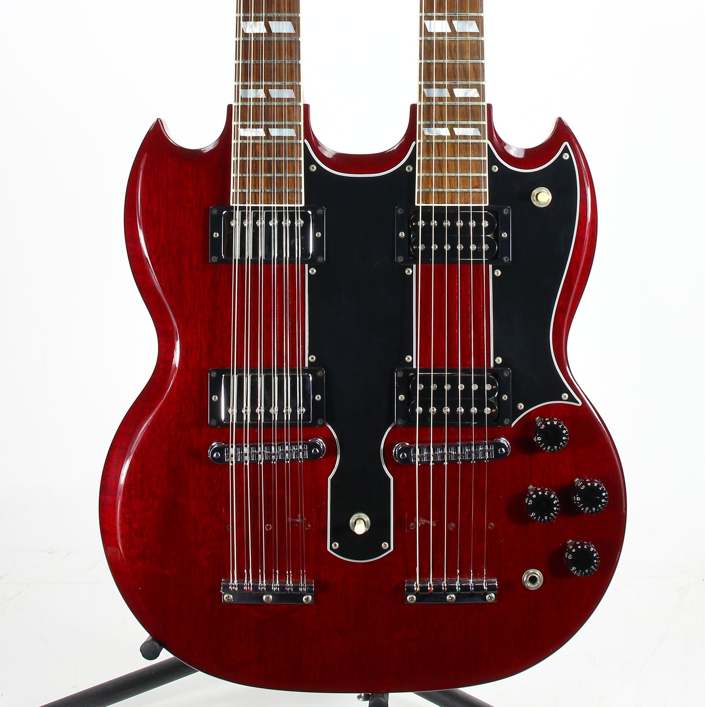 1996 Gibson EDS-1275 Double Neck SG 6/12 - JIMMY PAGE MODS! 1971 Cherry Doubleneck