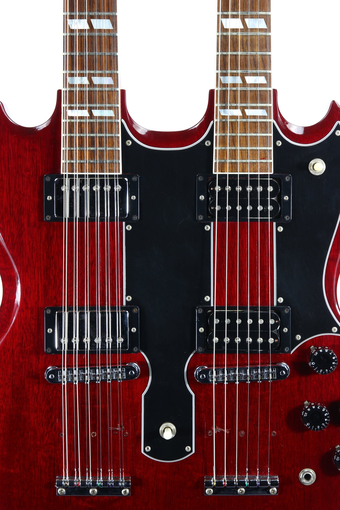 1996 Gibson EDS-1275 Double Neck SG 6/12 - JIMMY PAGE MODS! 1971 Cherry Doubleneck
