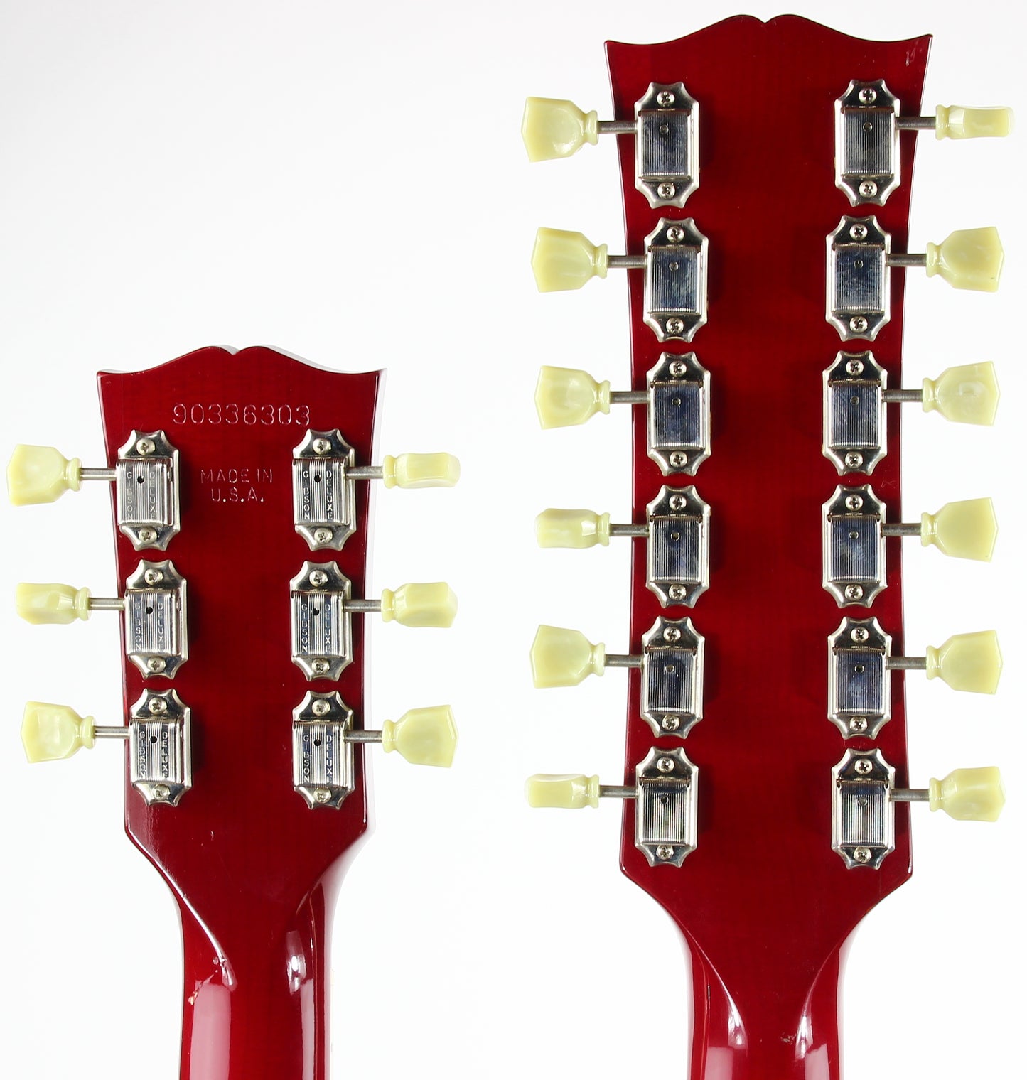 1996 Gibson EDS-1275 Double Neck SG 6/12 - JIMMY PAGE MODS! 1971 Cherry Doubleneck
