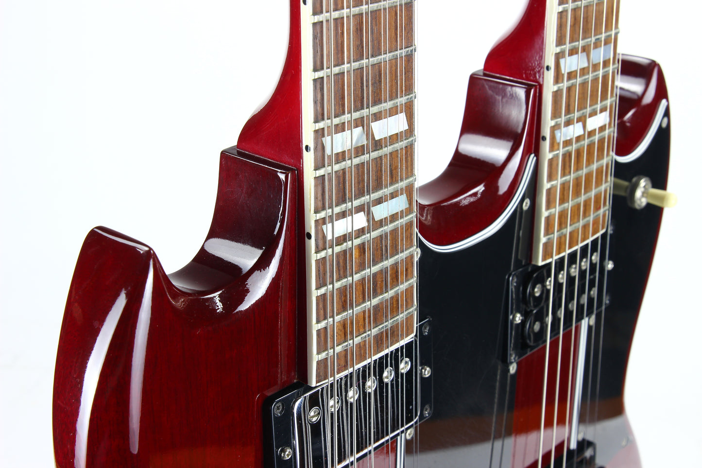 1996 Gibson EDS-1275 Double Neck SG 6/12 - JIMMY PAGE MODS! 1971 Cherry Doubleneck