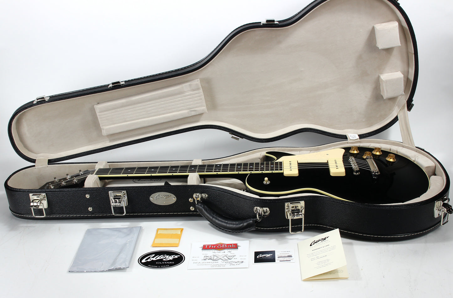 2022 Collings CL City Limits Jet Black THROBAK MXV 52/54 P90's - MINTY, w/ Original Ameritage Case