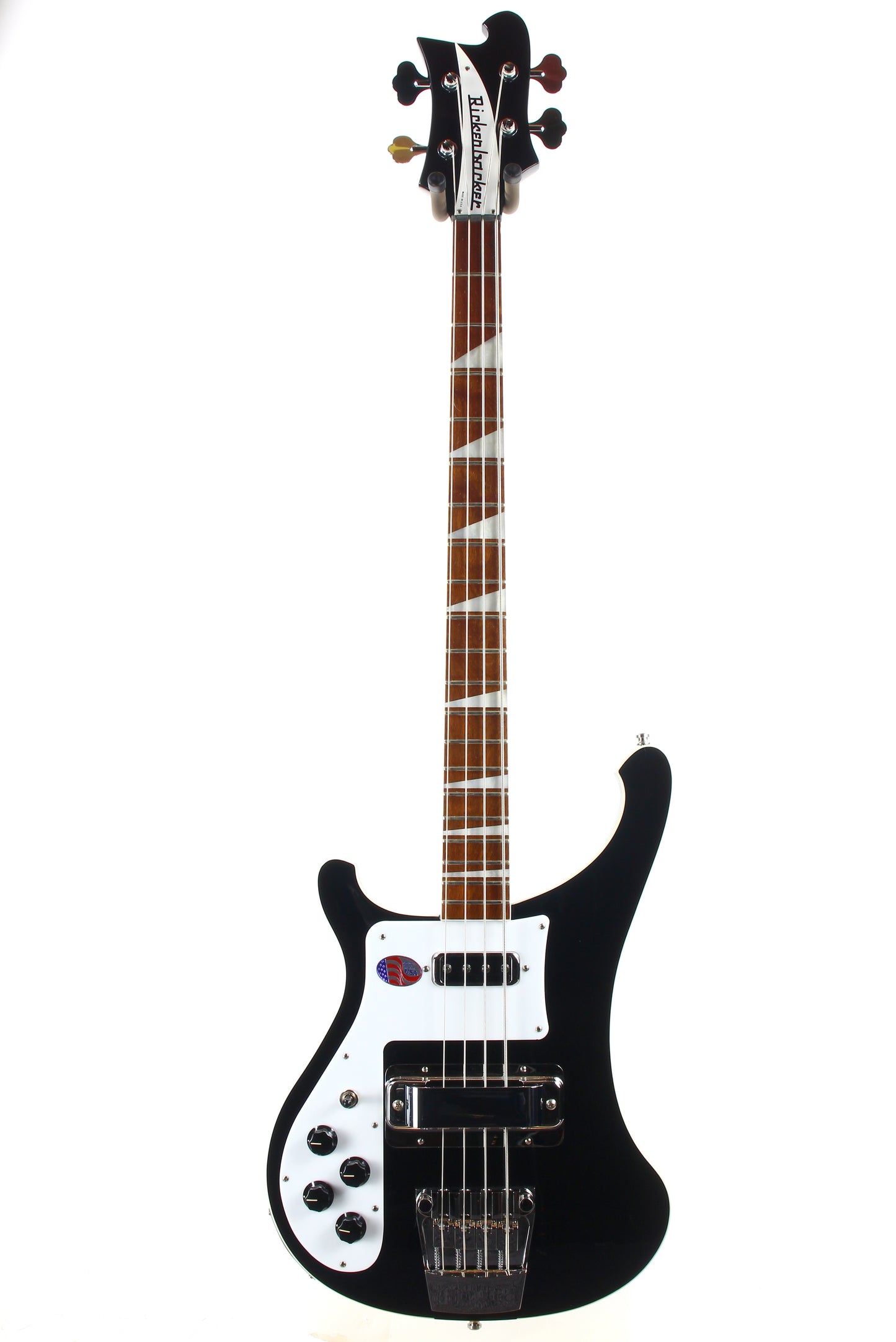 2020 Rickenbacker 4003 Left-Handed Jetglo Black Electric Bass - MINTY, Silver Case, 4000 Series 4001