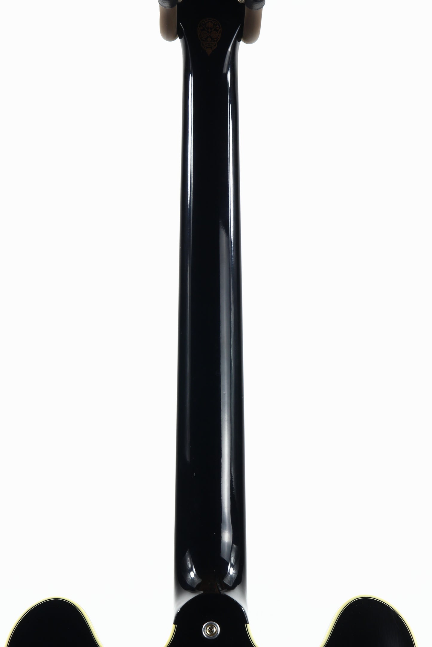 PROTOTYPE! 2017 Gibson Memphis Artist Proto Shinichi Ubukata Ebony Black ES-355 - Trini Lopez Diamond F-Holes DG-335, Bigsby