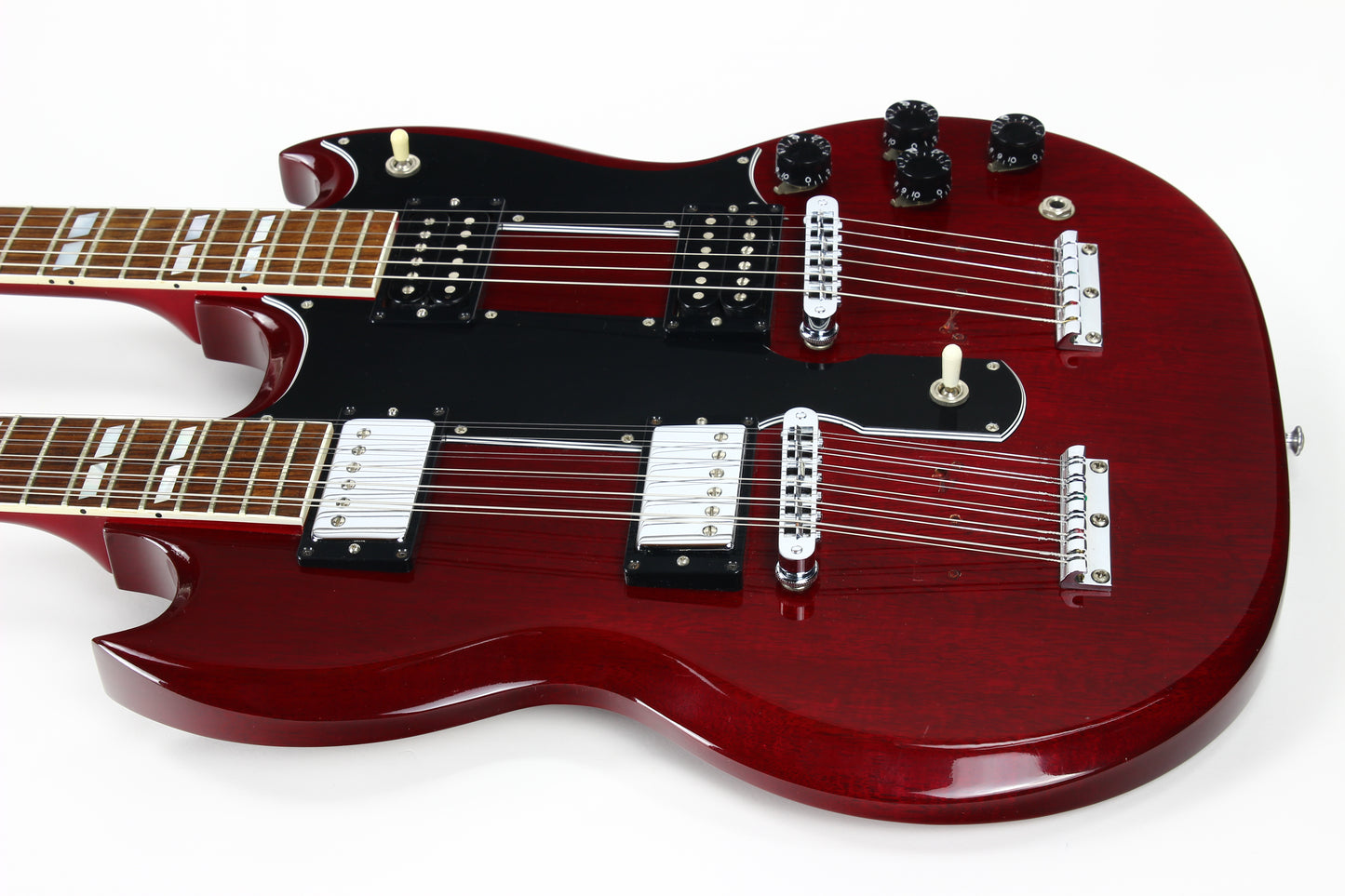 1996 Gibson EDS-1275 Double Neck SG 6/12 - JIMMY PAGE MODS! 1971 Cherry Doubleneck