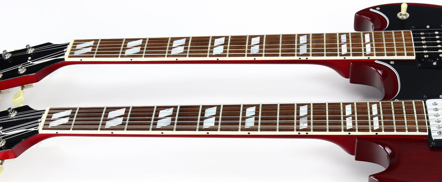1996 Gibson EDS-1275 Double Neck SG 6/12 - JIMMY PAGE MODS! 1971 Cherry Doubleneck