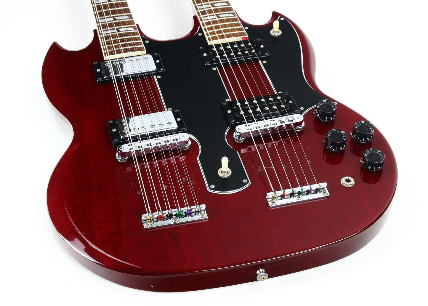 1996 Gibson EDS-1275 Double Neck SG 6/12 - JIMMY PAGE MODS! 1971 Cherry Doubleneck