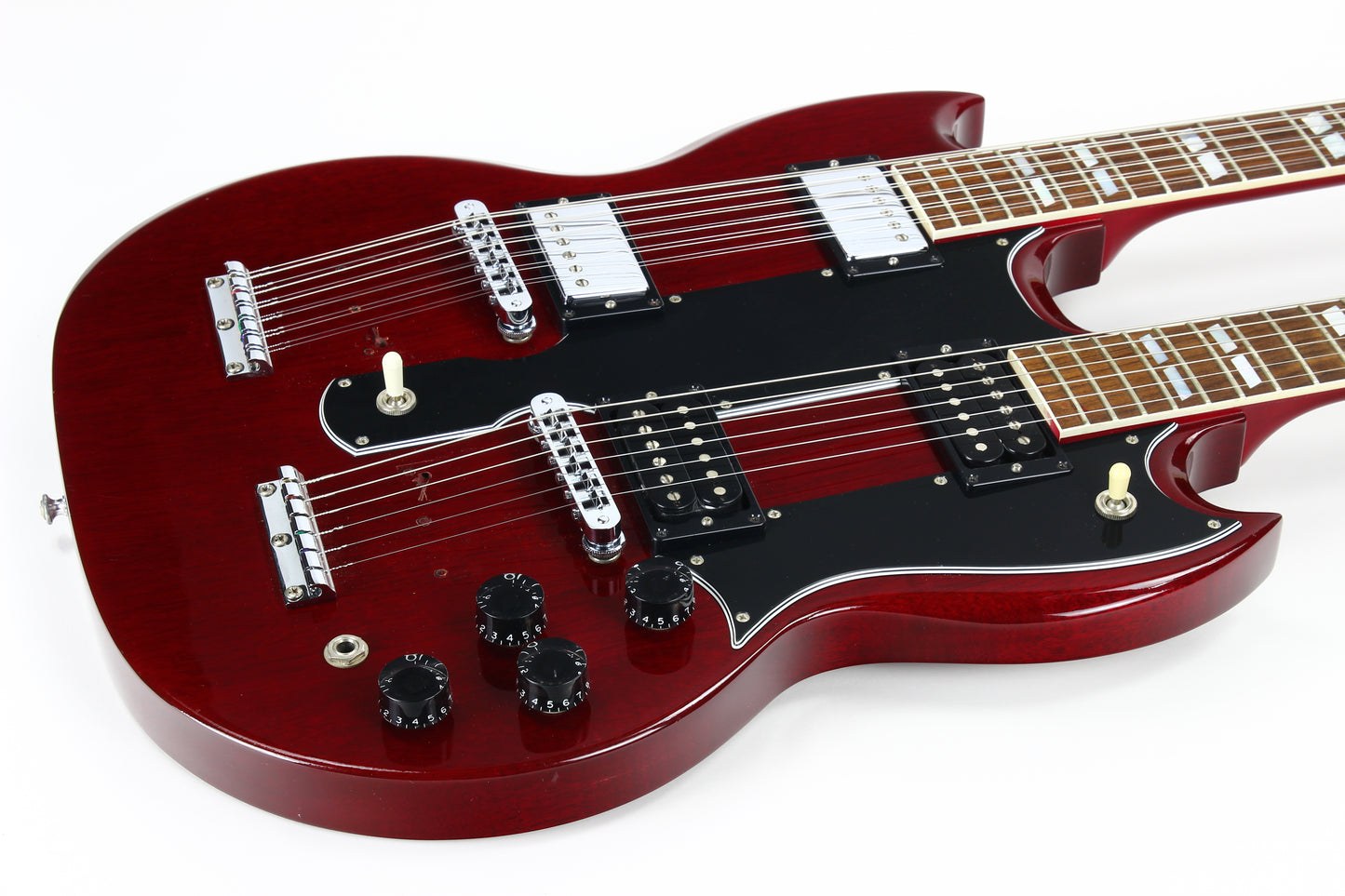 1996 Gibson EDS-1275 Double Neck SG 6/12 - JIMMY PAGE MODS! 1971 Cherry Doubleneck
