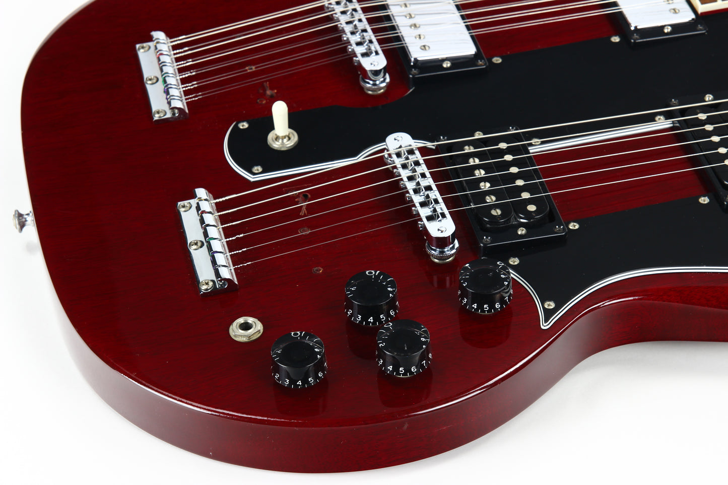1996 Gibson EDS-1275 Double Neck SG 6/12 - JIMMY PAGE MODS! 1971 Cherry Doubleneck