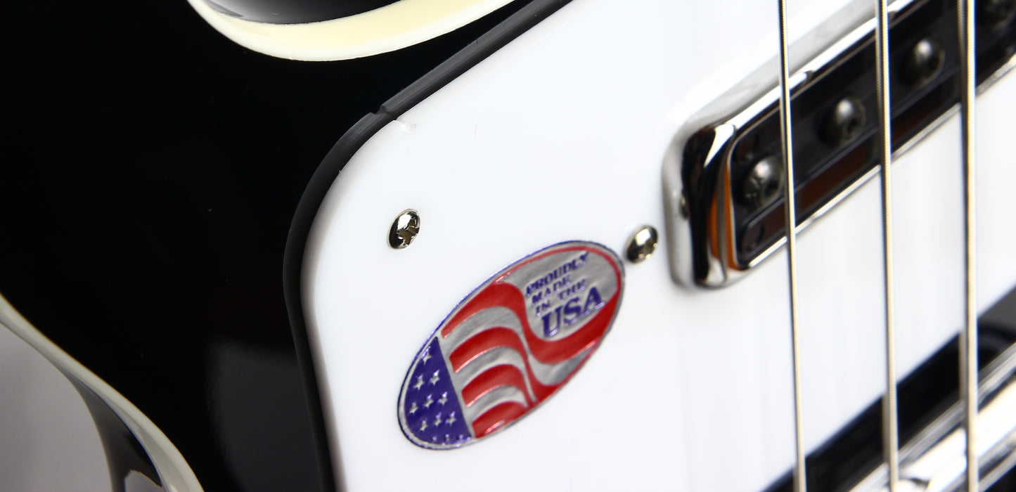 2020 Rickenbacker 4003 Left-Handed Jetglo Black Electric Bass - MINTY, Silver Case, 4000 Series 4001