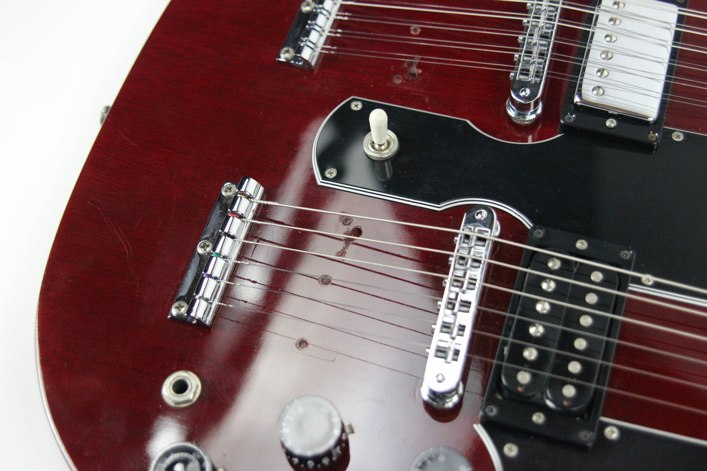 1996 Gibson EDS-1275 Double Neck SG 6/12 - JIMMY PAGE MODS! 1971 Cherry Doubleneck