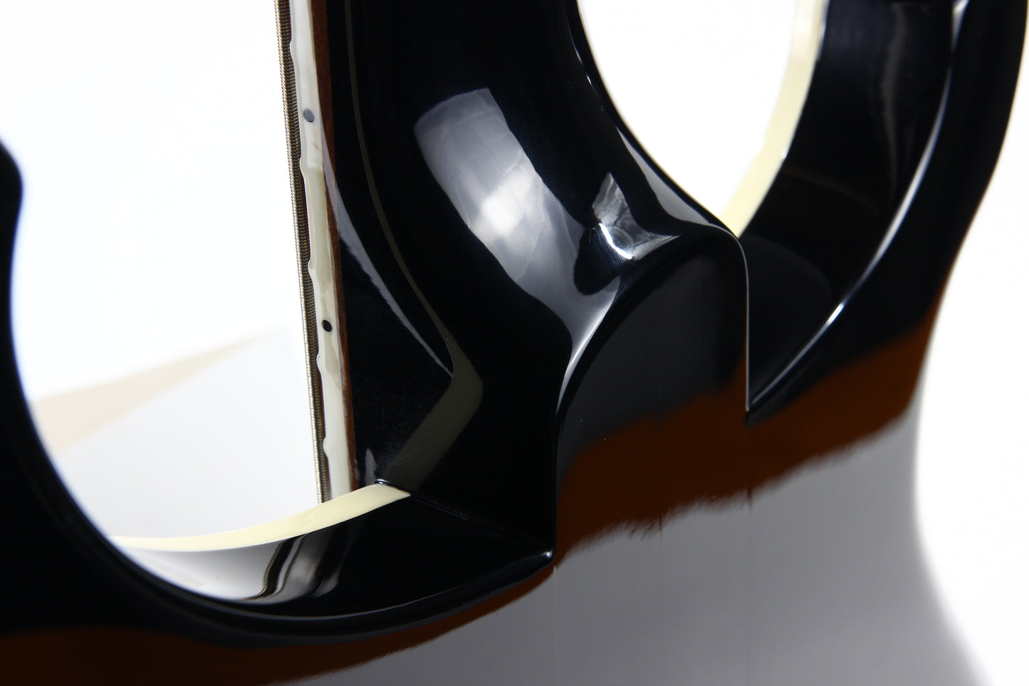 2020 Rickenbacker 4003 Left-Handed Jetglo Black Electric Bass - MINTY, Silver Case, 4000 Series 4001