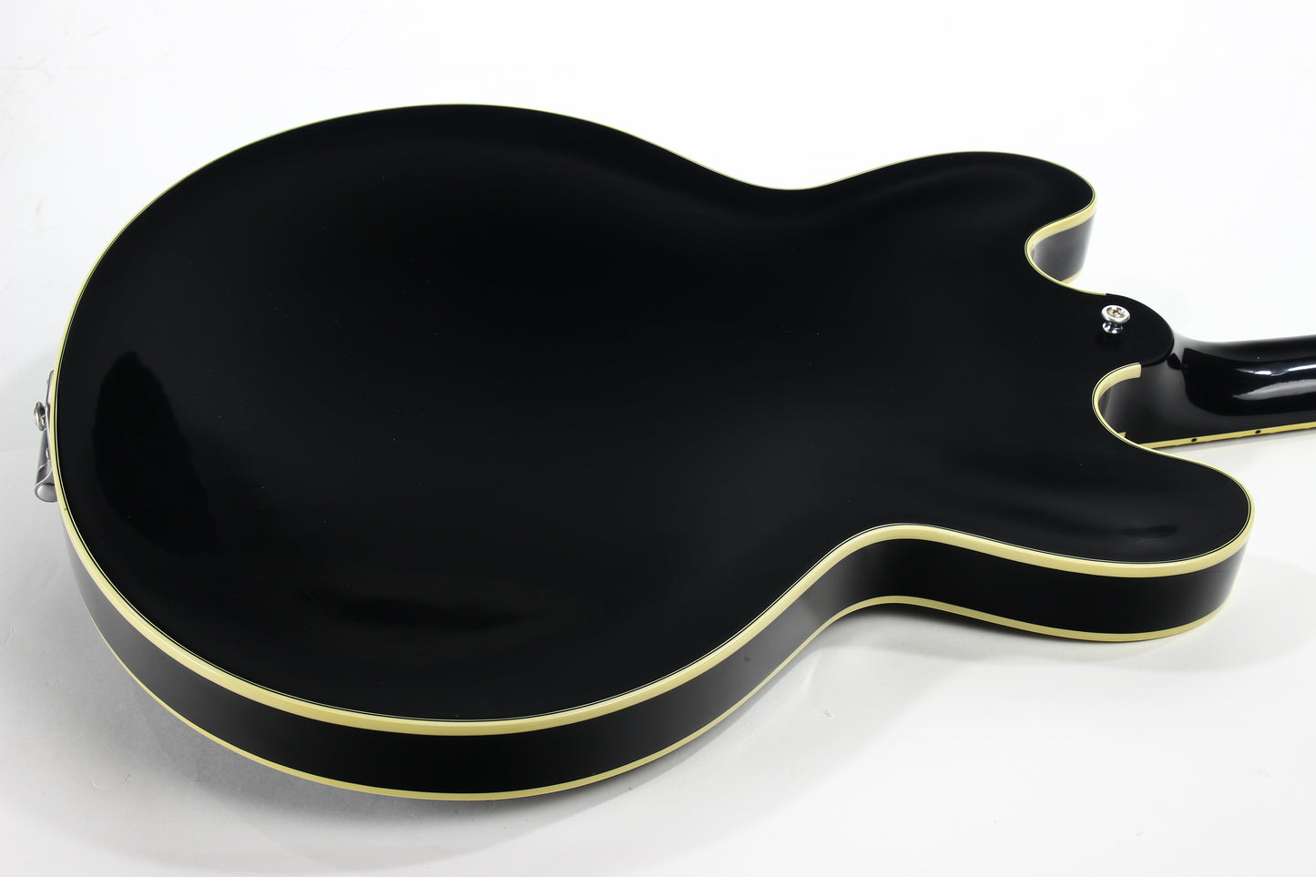 PROTOTYPE! 2017 Gibson Memphis Artist Proto Shinichi Ubukata Ebony Black ES-355 - Trini Lopez Diamond F-Holes DG-335, Bigsby