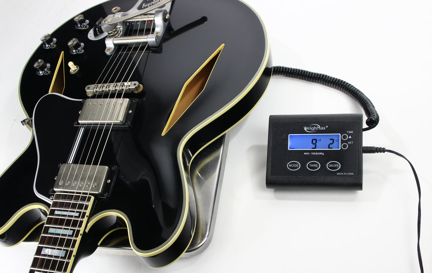 PROTOTYPE! 2017 Gibson Memphis Artist Proto Shinichi Ubukata Ebony Black ES-355 - Trini Lopez Diamond F-Holes DG-335, Bigsby