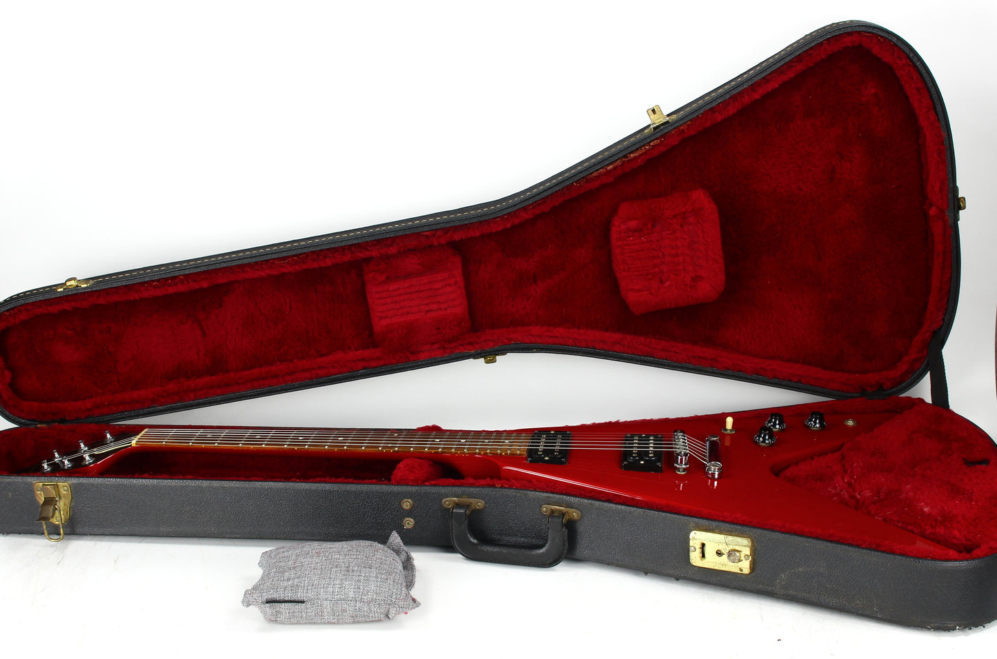 1984 Gibson Flying V I with Stop Bar Tailpiece 1981 - 1988 Red 83 - ALL-ORIGINAL '80s Vintage, NO BREAKS!