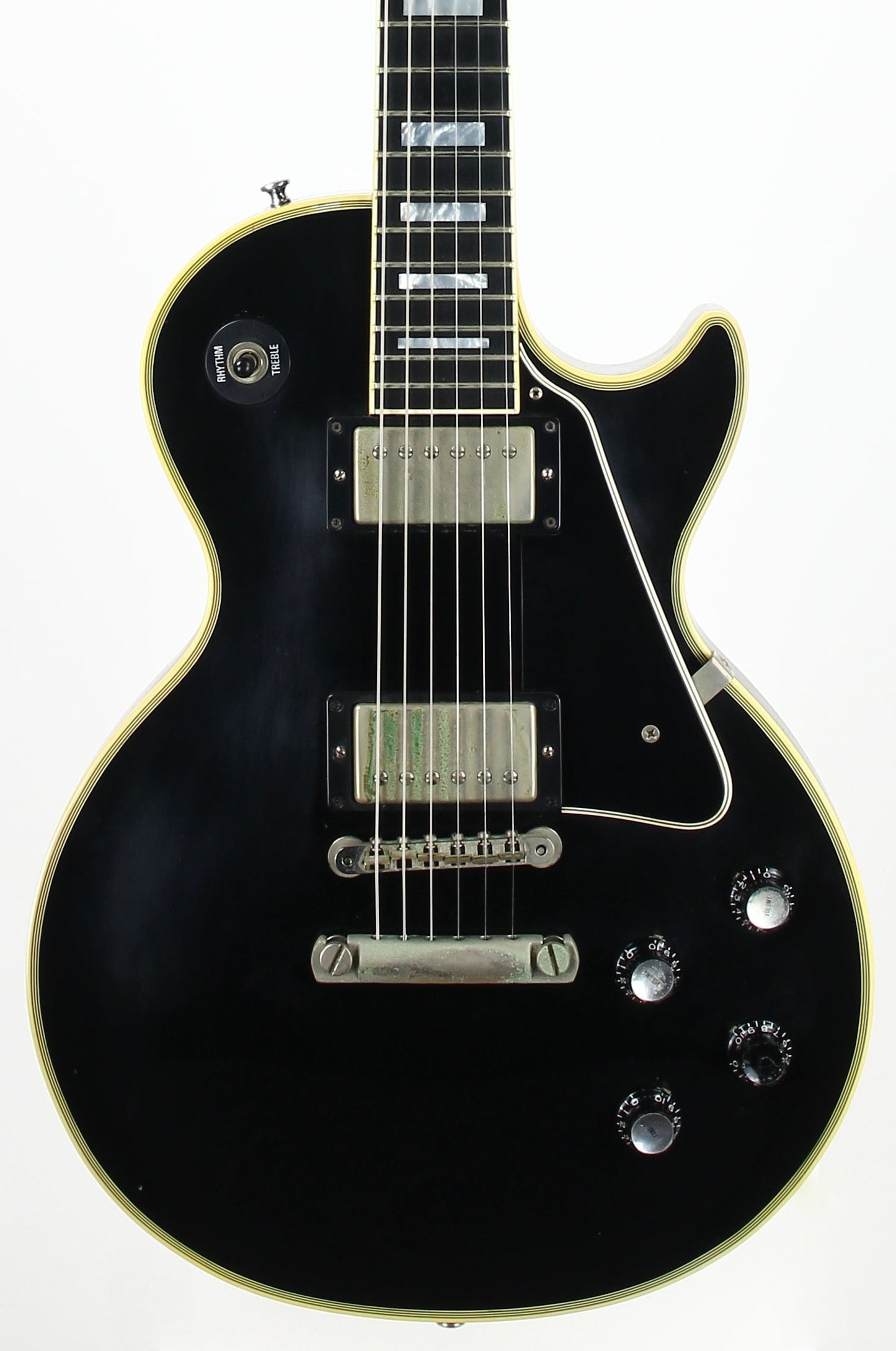 2002 Gibson '68 Les Paul Custom Black Beauty 1968 with Nickel Hardware Electric Guitar
