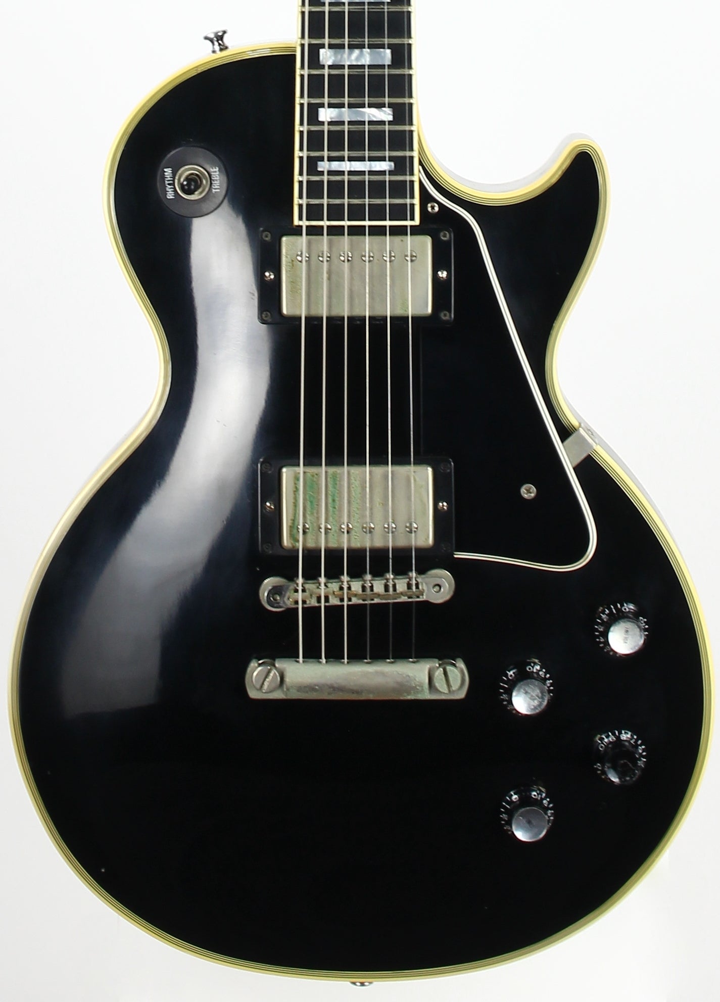 2002 Gibson '68 Les Paul Custom Black Beauty 1968 with Nickel Hardware Electric Guitar