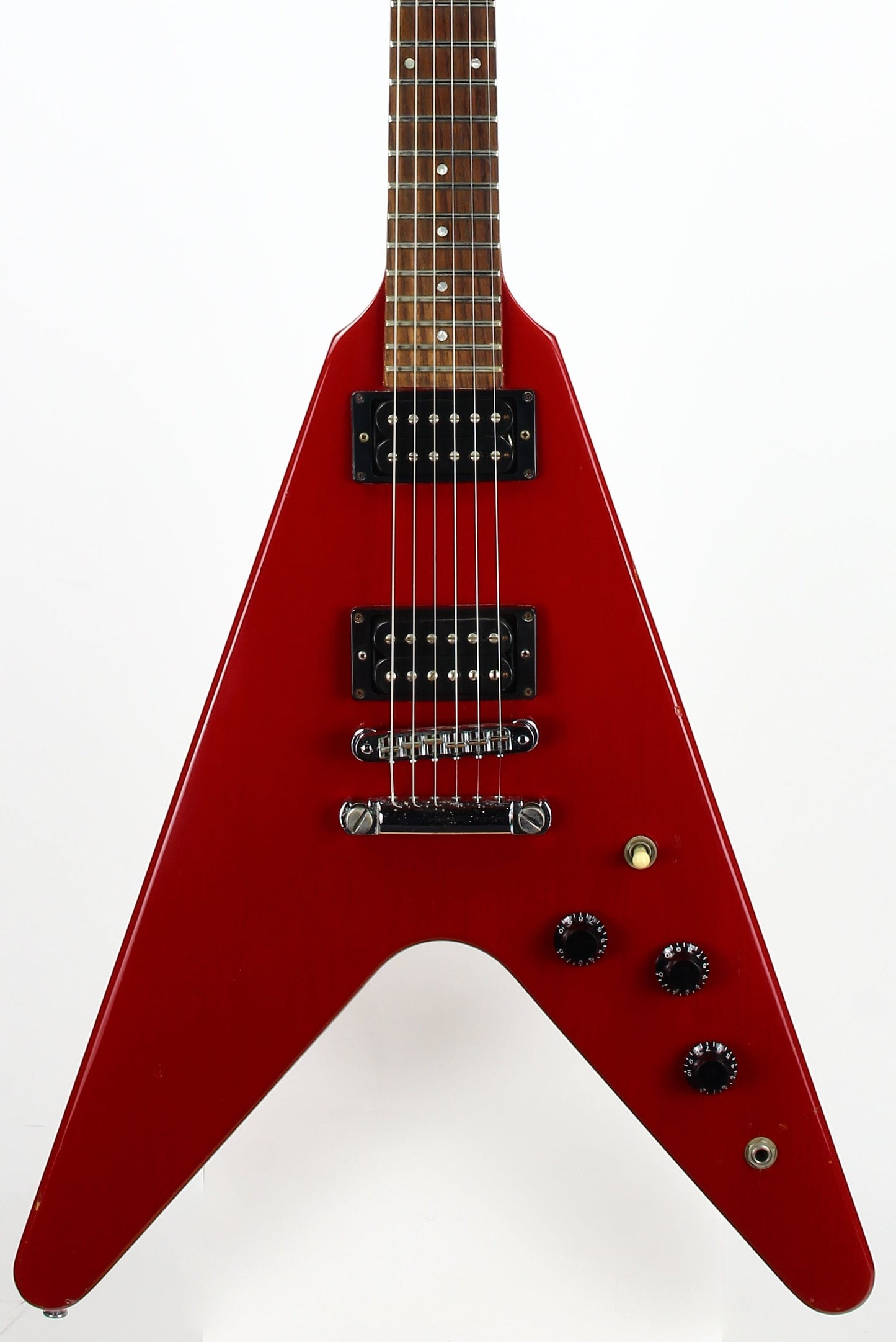 1984 Gibson Flying V I with Stop Bar Tailpiece 1981 - 1988 Red 83 - ALL-ORIGINAL '80s Vintage, NO BREAKS!