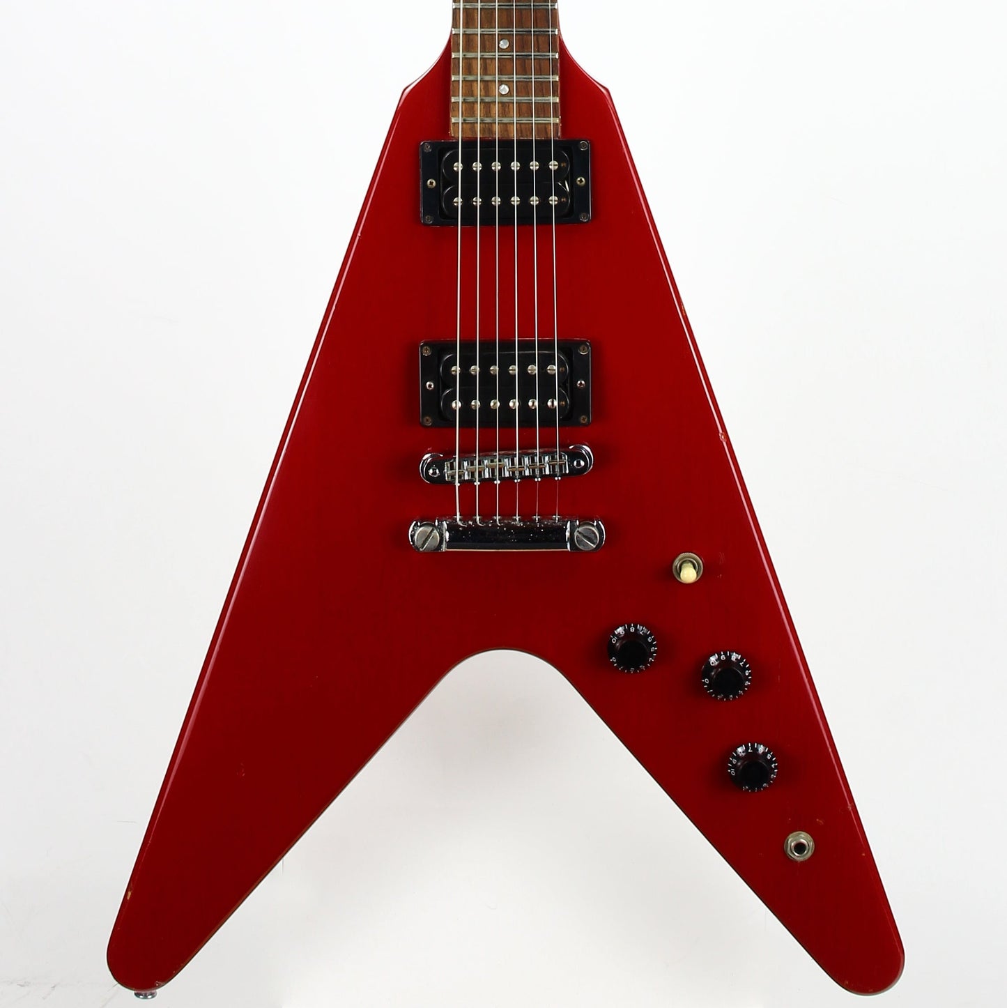 1984 Gibson Flying V I with Stop Bar Tailpiece 1981 - 1988 Red 83 - ALL-ORIGINAL '80s Vintage, NO BREAKS!