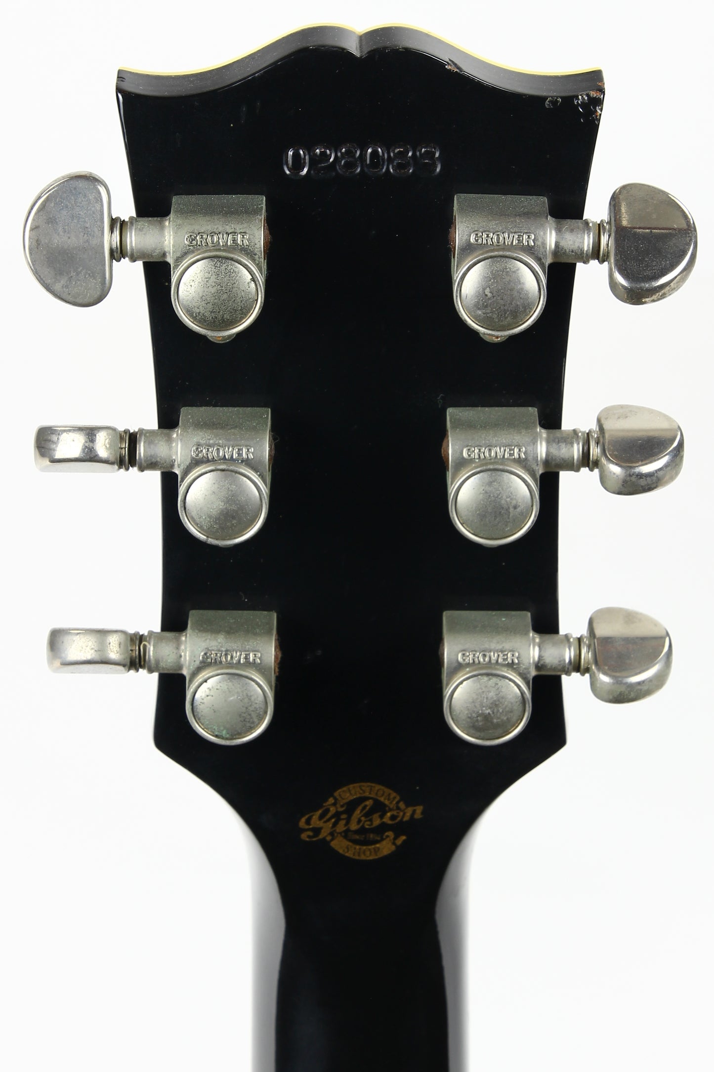 2002 Gibson '68 Les Paul Custom Black Beauty 1968 with Nickel Hardware Electric Guitar
