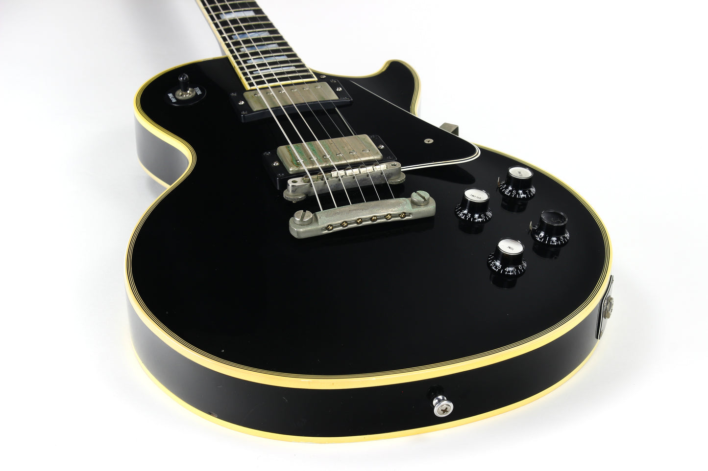 2002 Gibson '68 Les Paul Custom Black Beauty 1968 with Nickel Hardware Electric Guitar