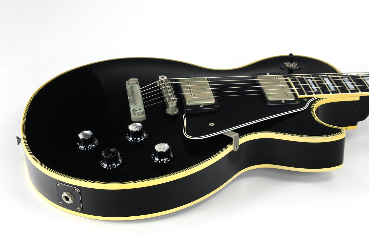 2002 Gibson '68 Les Paul Custom Black Beauty 1968 with Nickel Hardware Electric Guitar