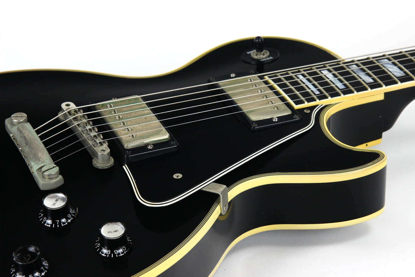 2002 Gibson '68 Les Paul Custom Black Beauty 1968 with Nickel Hardware Electric Guitar