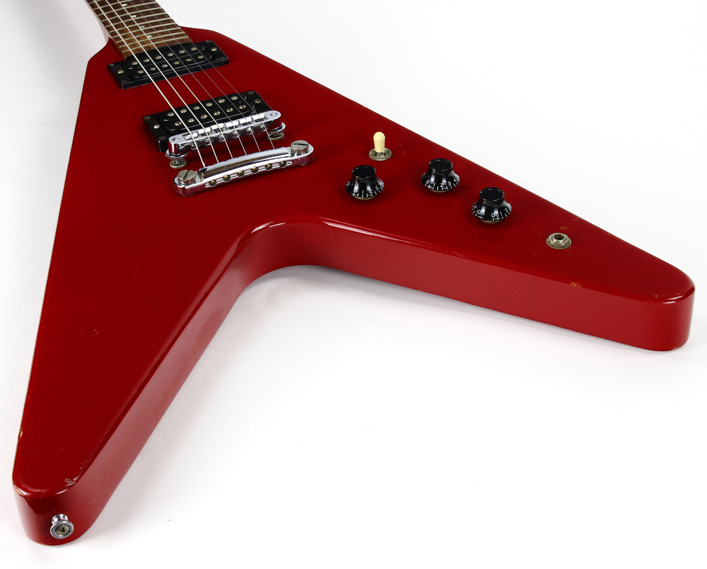 1984 Gibson Flying V I with Stop Bar Tailpiece 1981 - 1988 Red 83 - ALL-ORIGINAL '80s Vintage, NO BREAKS!