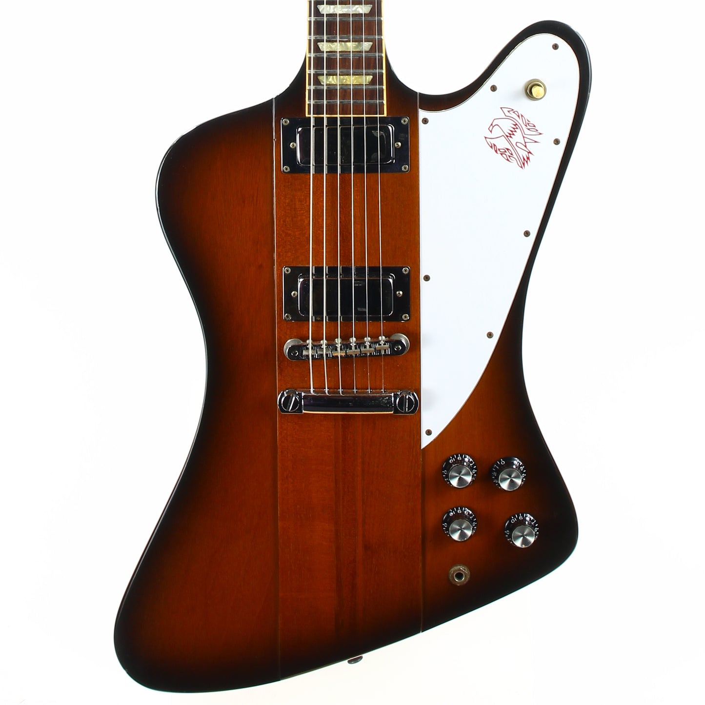 1992 Gibson Firebird V Reverse Reissue Vintage Sunburst - w/ Original Hard Case, Banjo Tuners, Neck Through