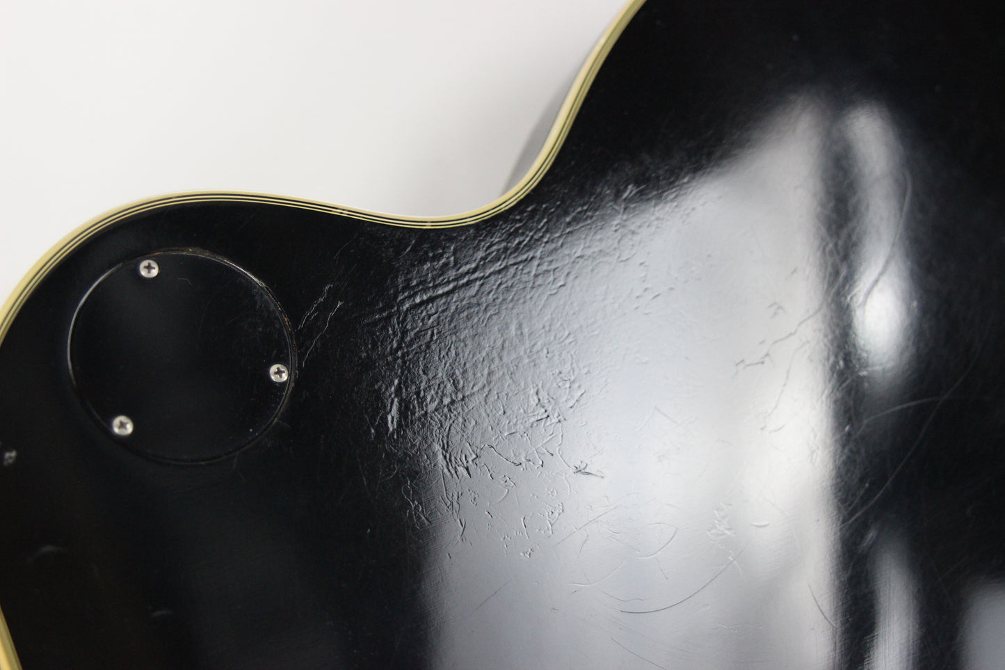 2002 Gibson '68 Les Paul Custom Black Beauty 1968 with Nickel Hardware Electric Guitar