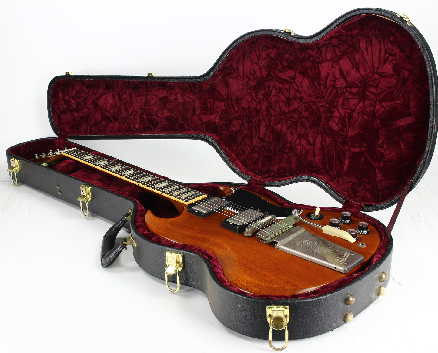 2000 Gibson Custom Shop Historic '61 Les Paul Murphy Aged - Faded Heritage Cherry, Maestro Lyre Vibrola!