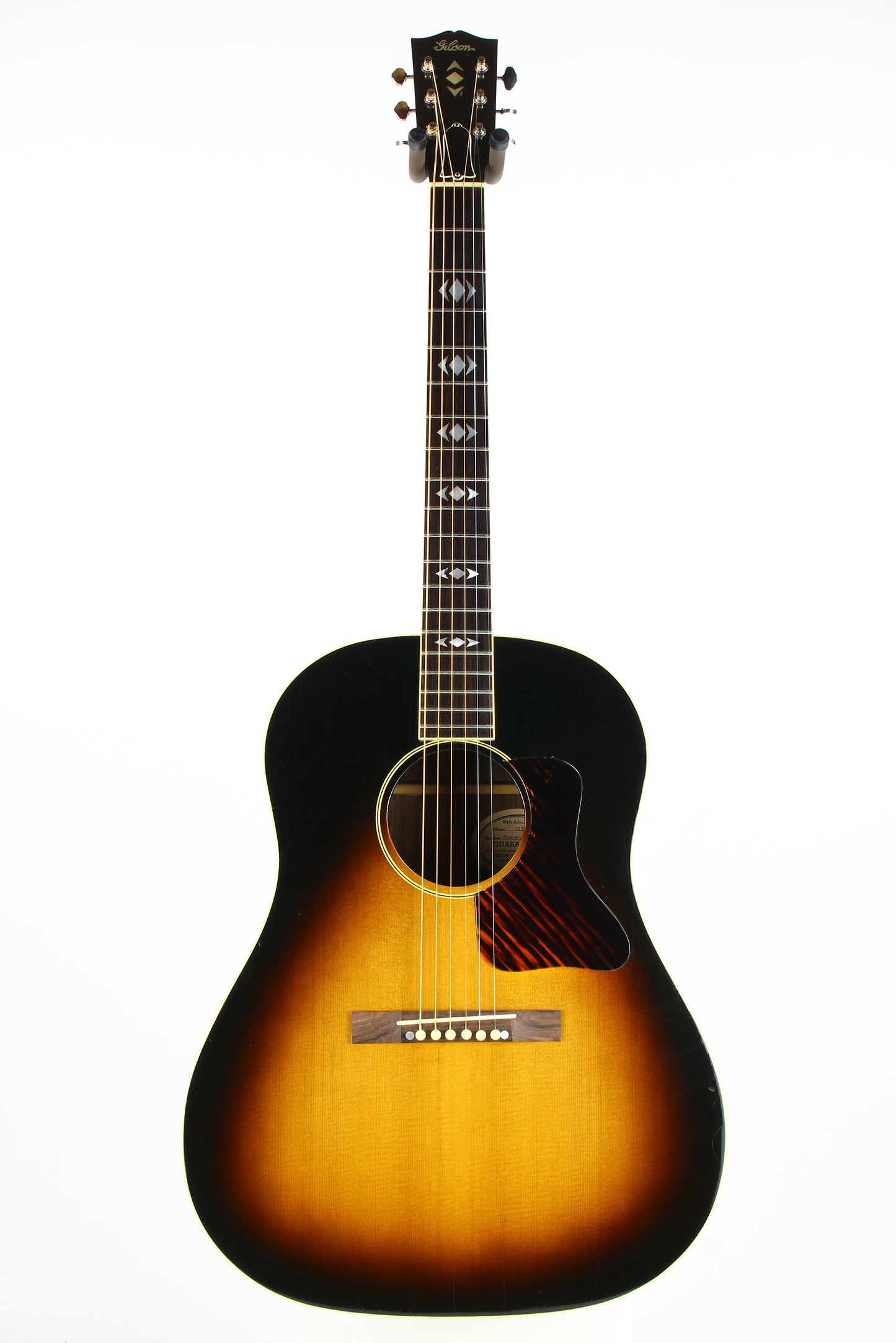 PROTOTYPE BY REN FERGUSON! 1990 Gibson Advanced Jumbo AJ Acoustic Dreadnought Guitar, Master Built - Sunburst, Rosewood