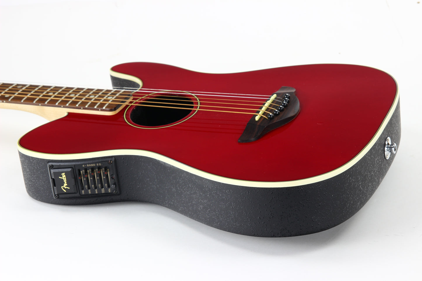 Fender Telecoustic Red Acoustic Electric Guitar