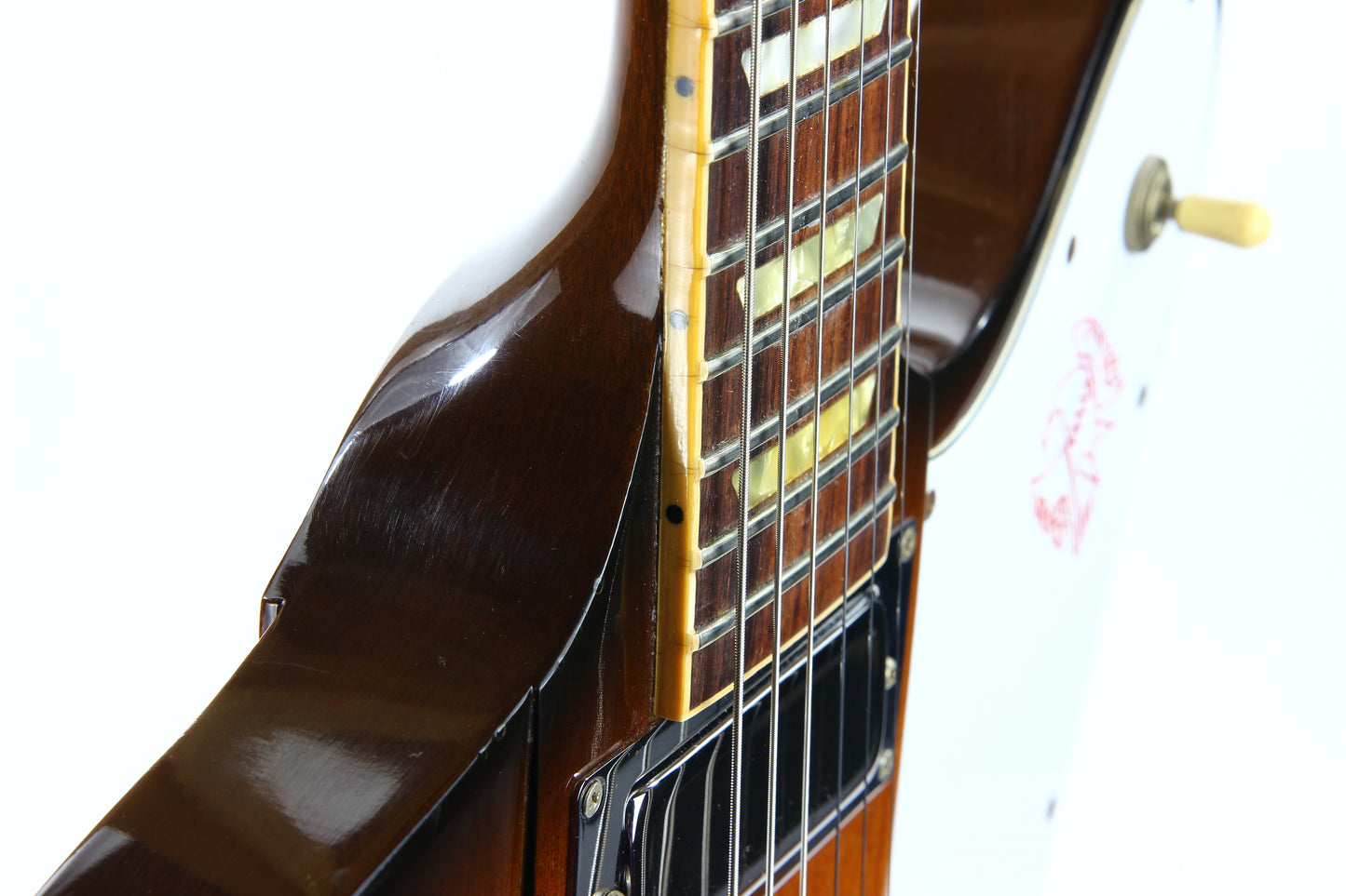 1992 Gibson Firebird V Reverse Reissue Vintage Sunburst - w/ Original Hard Case, Banjo Tuners, Neck Through