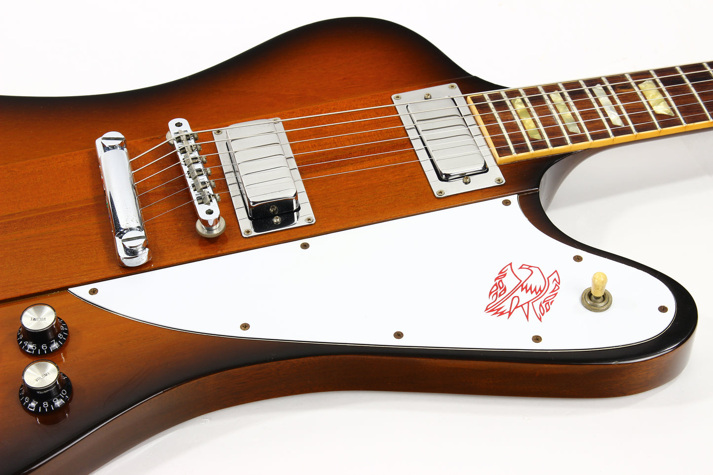 1992 Gibson Firebird V Reverse Reissue Vintage Sunburst - w/ Original Hard Case, Banjo Tuners, Neck Through
