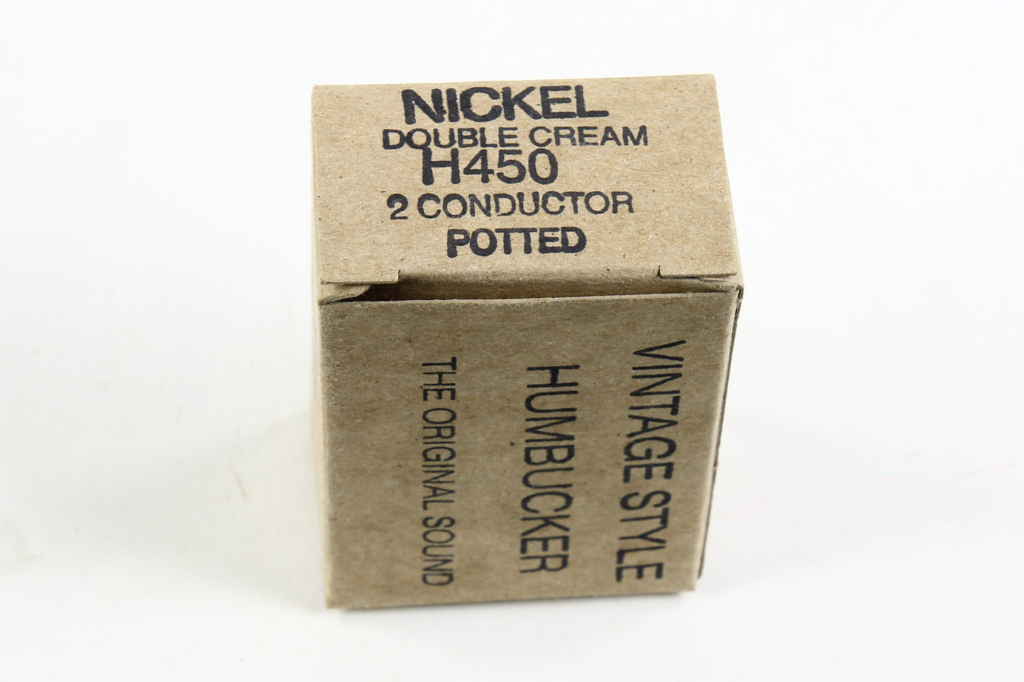 Tom Holmes USA H450 H455 Humbucker Set Double Cream Nickel Covers 2 Conductor Potted New in Box!!! THC