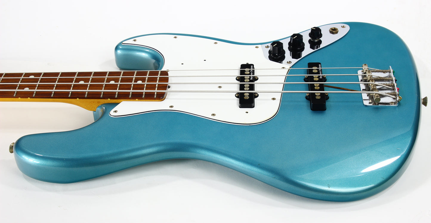 1999 Fender Japan Jazz Bass Ocean Turquoise MATCHING HEADSTOCK JB62 '62 Reissue CIJ