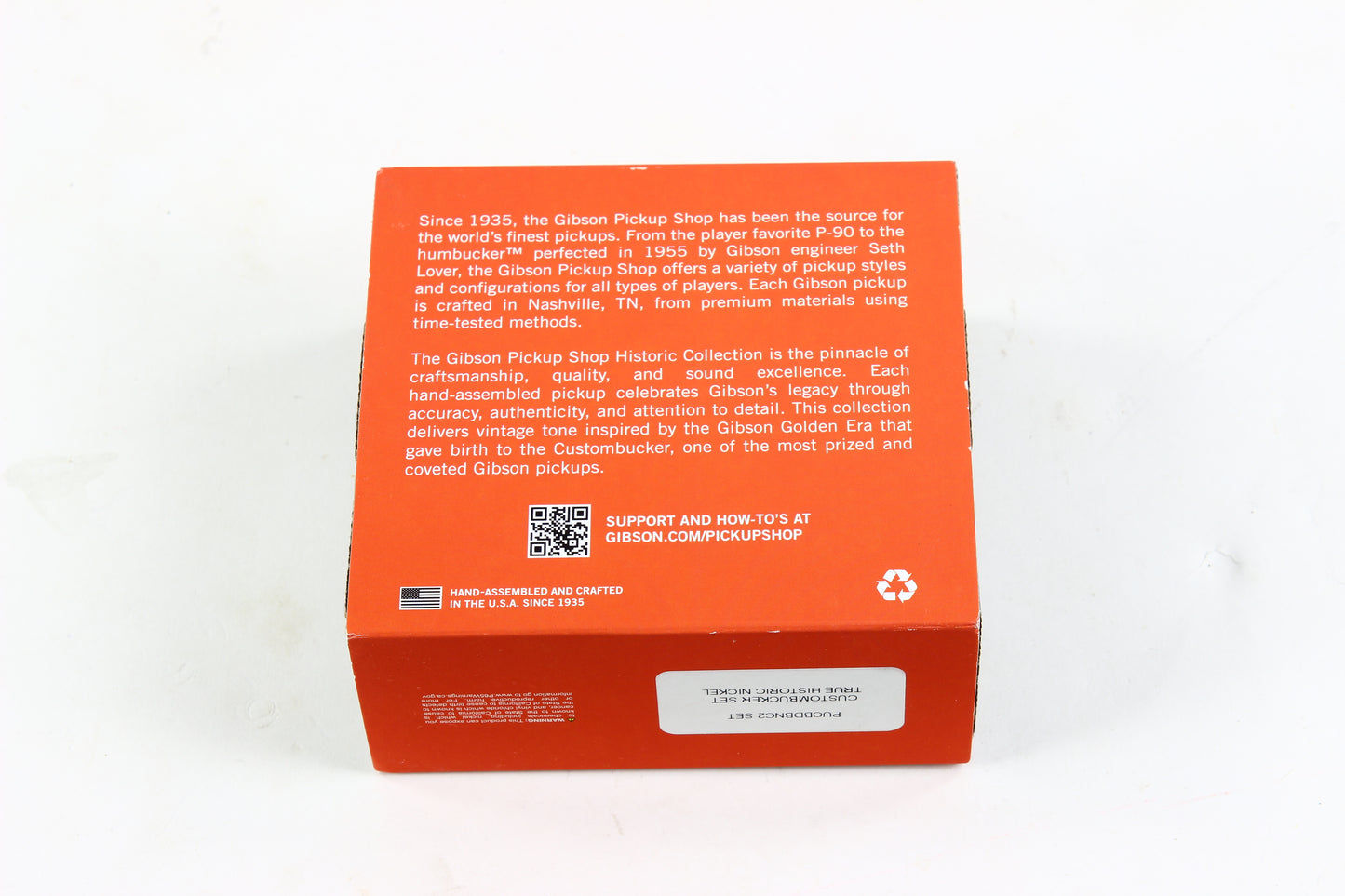 Gibson Historic Collection CustomBucker True Historic Set Nickel Hardware Humbuckers NEVER USED!