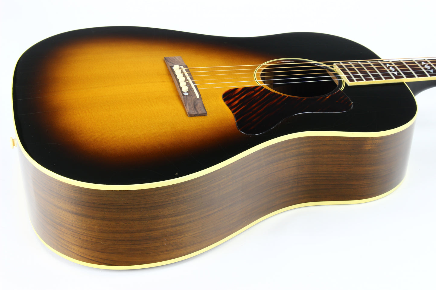 PROTOTYPE BY REN FERGUSON! 1990 Gibson Advanced Jumbo AJ Acoustic Dreadnought Guitar, Master Built - Sunburst, Rosewood