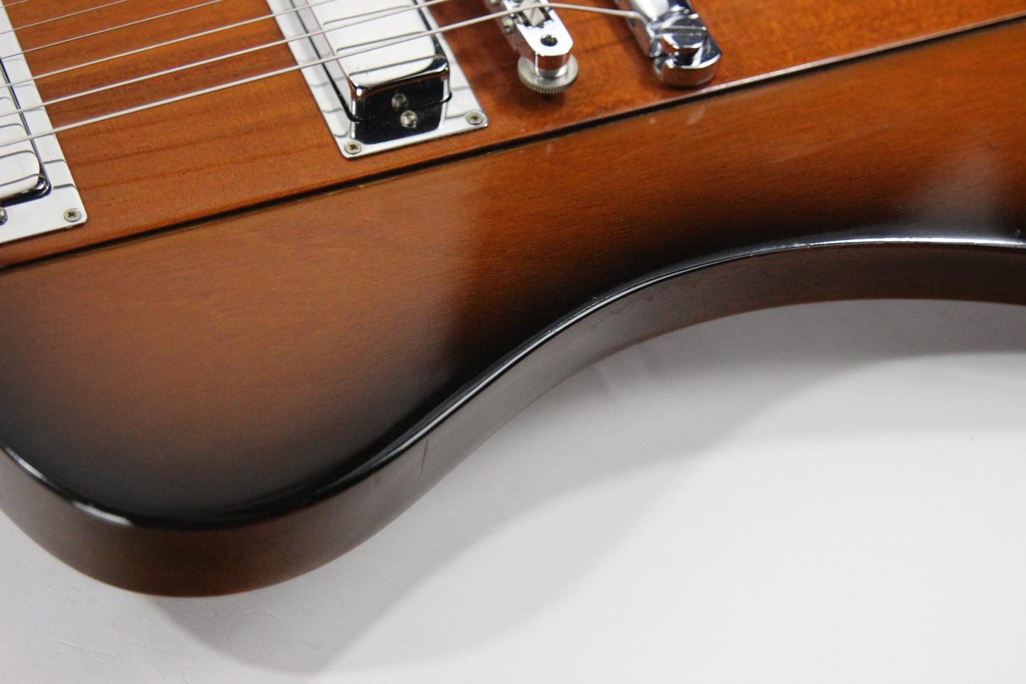 1992 Gibson Firebird V Reverse Reissue Vintage Sunburst - w/ Original Hard Case, Banjo Tuners, Neck Through