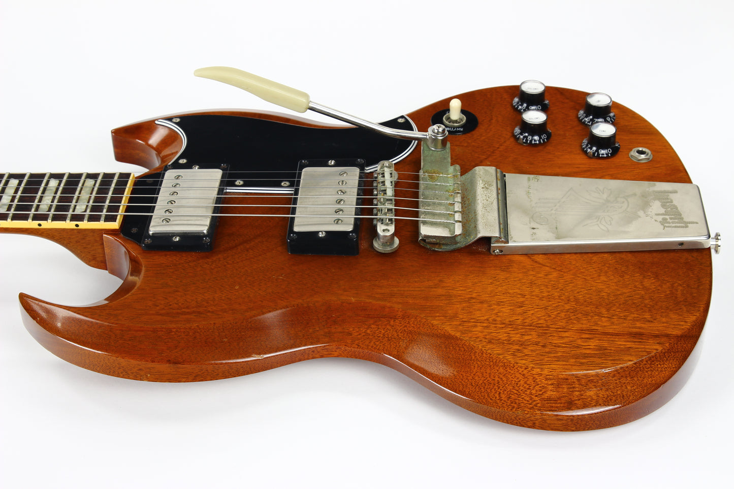 2000 Gibson Custom Shop Historic '61 Les Paul Murphy Aged - Faded Heritage Cherry, Maestro Lyre Vibrola!
