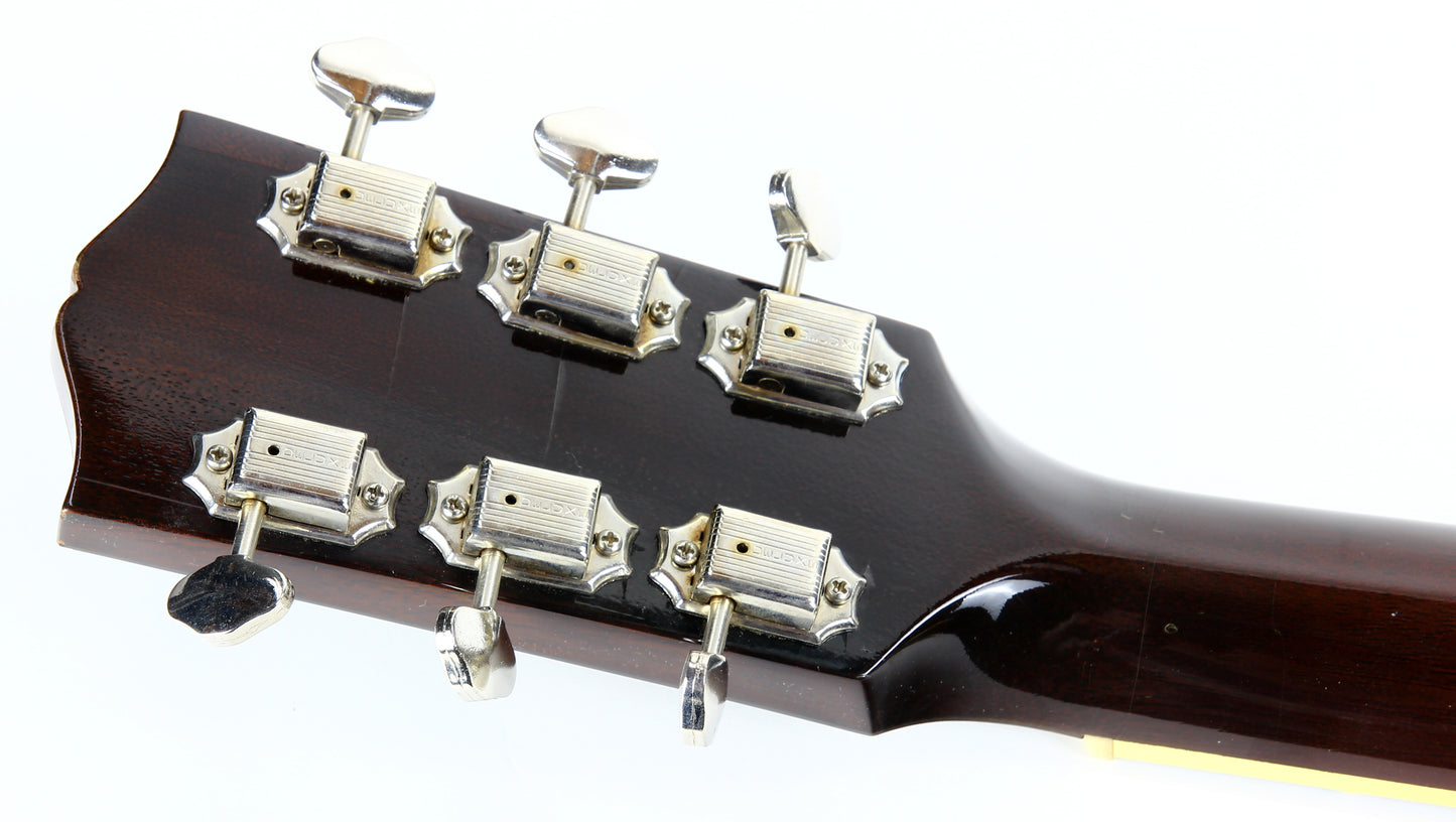 PROTOTYPE BY REN FERGUSON! 1990 Gibson Advanced Jumbo AJ Acoustic Dreadnought Guitar, Master Built - Sunburst, Rosewood