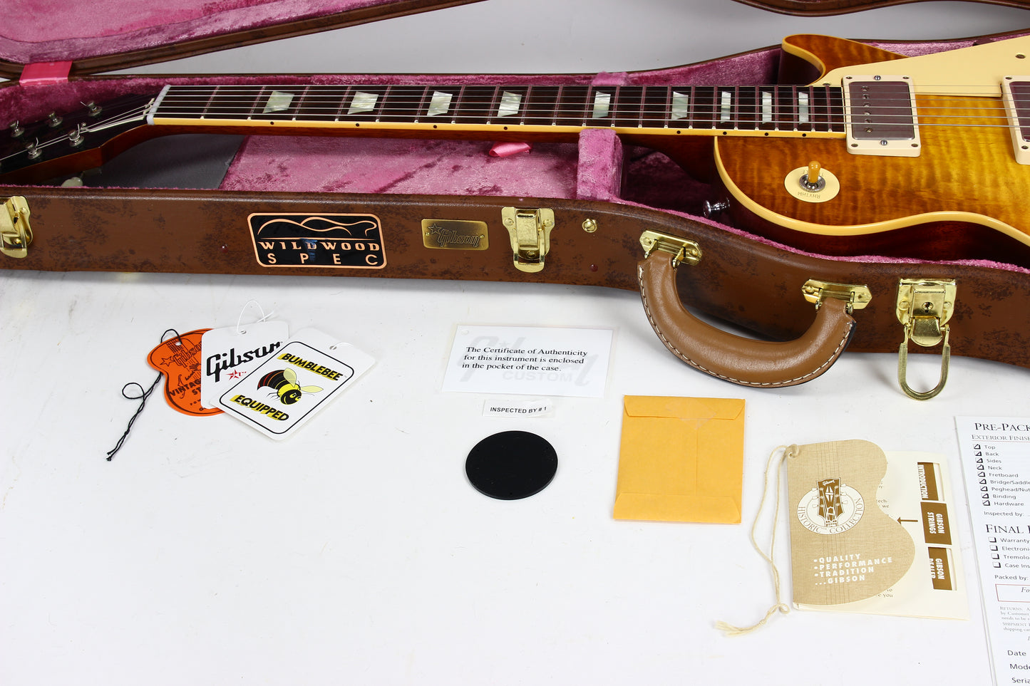 2018 Gibson 1959 TOM MURPHY Painted 59 Les Paul Historic Reissue! R9 Custom Shop Burst Wildwood Spec!