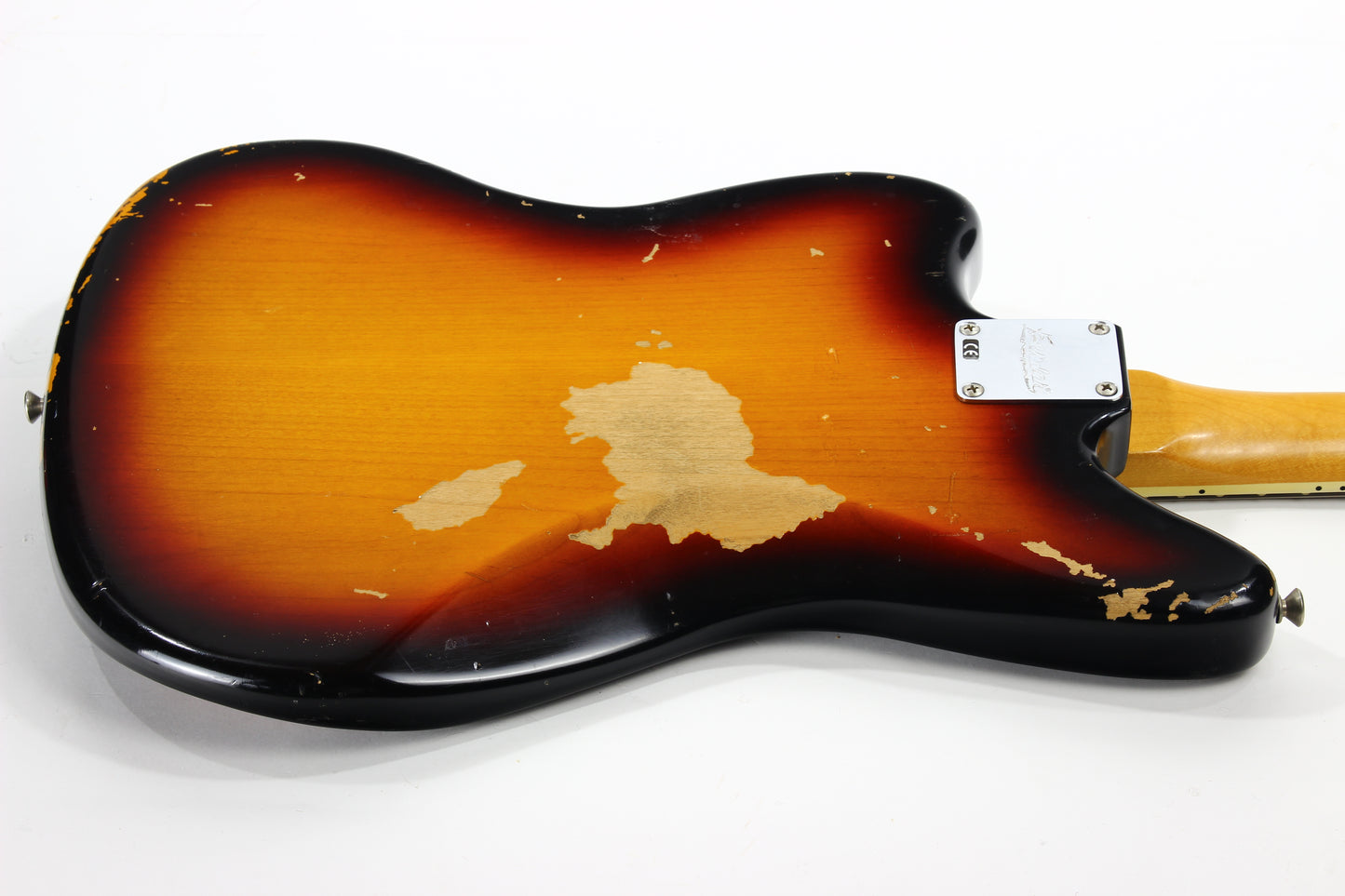 2012 Fender Road Worn Kurt Cobain '65 Jaguar - Original Case and Book, 3-Color Sunburst, Relic, Nirvana!
