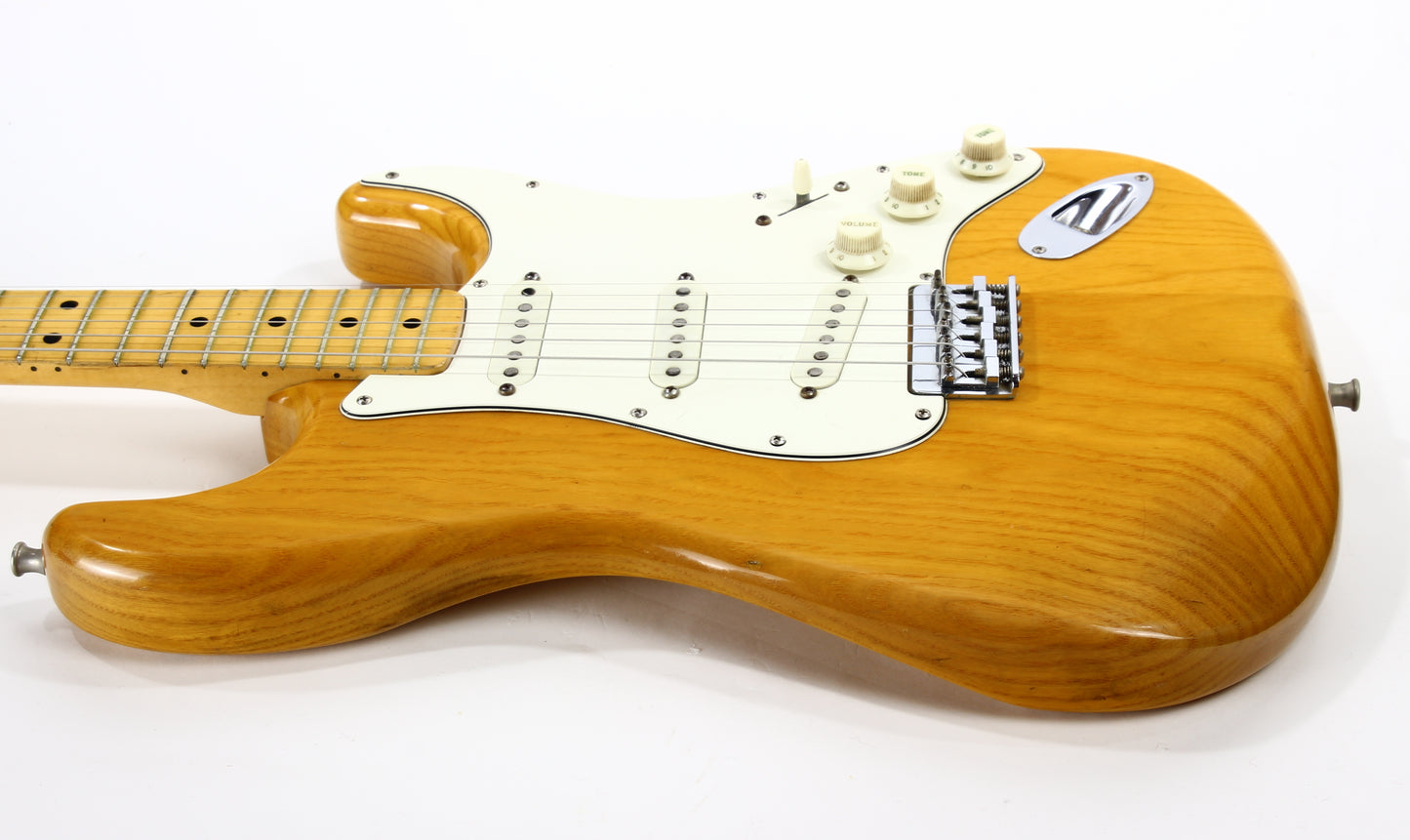 1975 Fender Stratocaster Natural Ash Hardtail - Vintage 1970's Strat! No Routes or Refins!