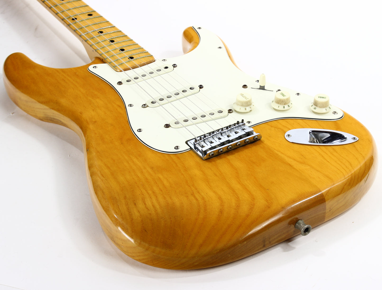 1975 Fender Stratocaster Natural Ash Hardtail - Vintage 1970's Strat! No Routes or Refins!